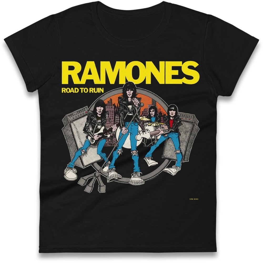 Ramones T Shirt Retro, Ramones T Shirt Black